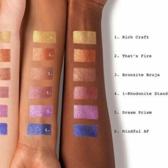 4pc LOT SMASHBOX THE HOODWITCH Crystalized Always On Liquid Eye Shadow 4 COLORS - Picture 2 of 7